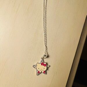Hello Kitty Silver Necklace for Kids